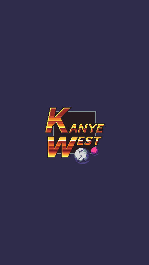 Kanye West Retro Logo Wallpaper