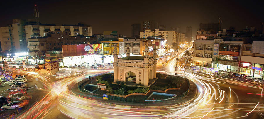 Karachi Bahadurabad Rotunda Wallpaper