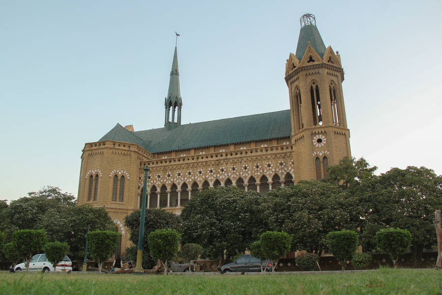 Karachi Frere Hall Wallpaper