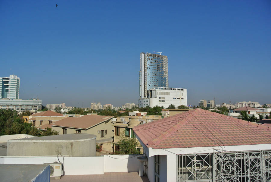 Karachi Ocean Mall Skyline Wallpaper