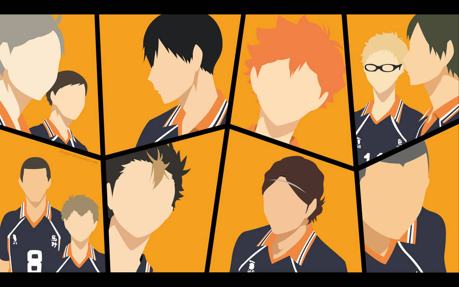 Karasuno Vector Art Haikyuu Desktop Wallpaper