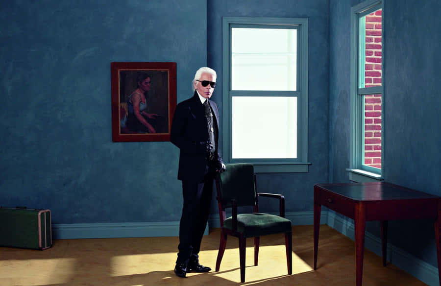 Karl Lagerfeld, Creative Director At Chanel. Wallpaper