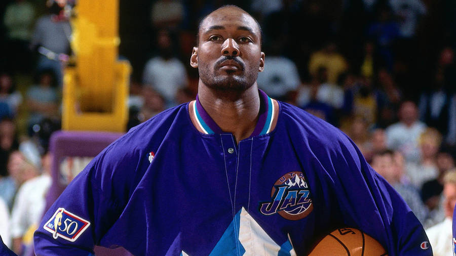 Karl Malone American Former Professional Basketball Player Wallpaper