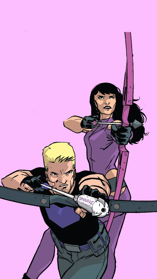 Kate Bishop Hawkeye Comic Art Wallpaper