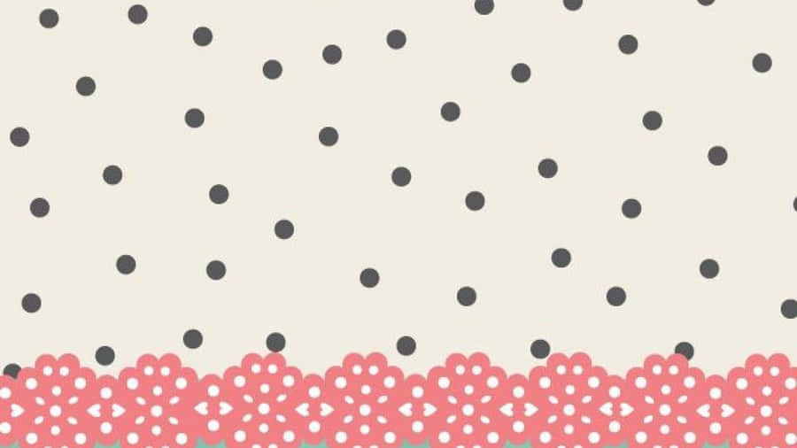 Kate Spade Desktop Flower Pattern Dots Wallpaper