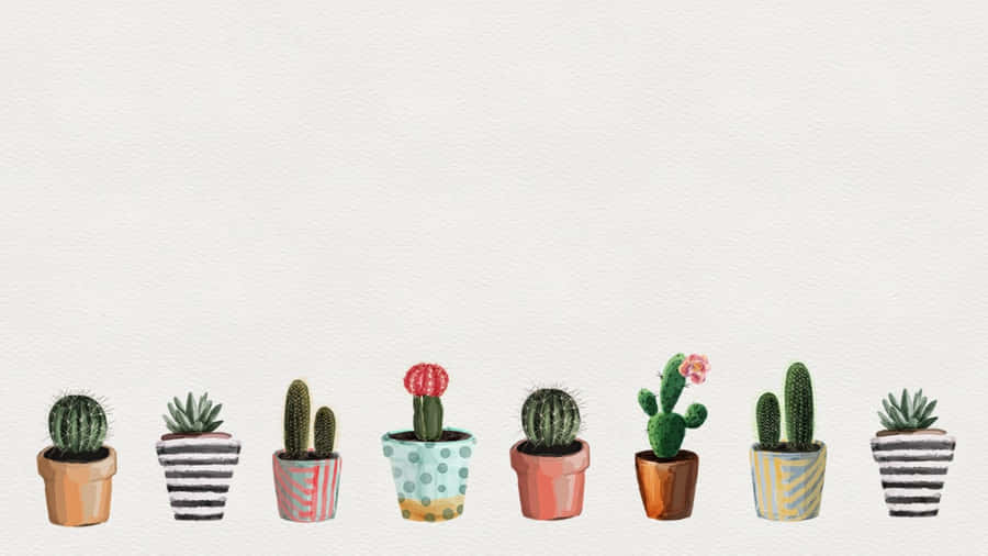 Kate Spade Desktop Potted Cacti Wallpaper