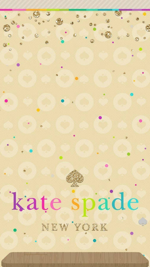 Kate Spade Rainbow Word Mark Wallpaper