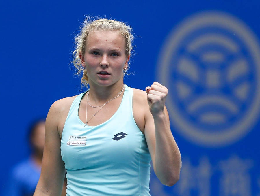 Katerina Siniakova Fist Pump Wallpaper