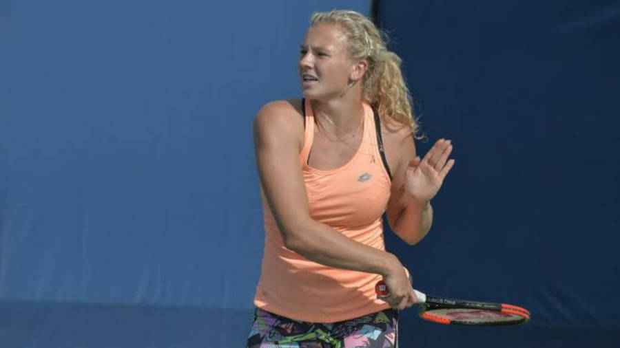 Katerina Siniakova Holding Low Wallpaper