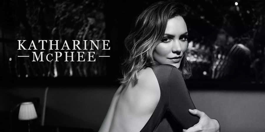 Katharine Mc Phee Blackand White Portrait Wallpaper