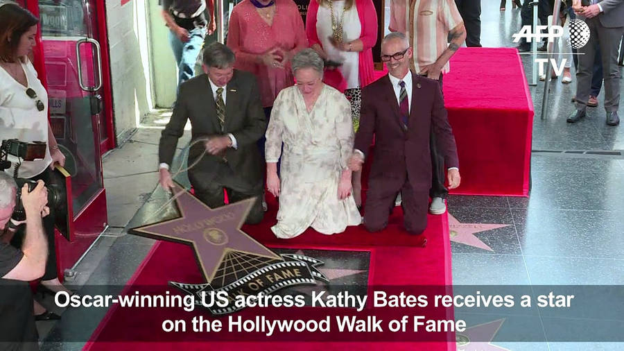 Kathy Bates Walk Of Fame Wallpaper