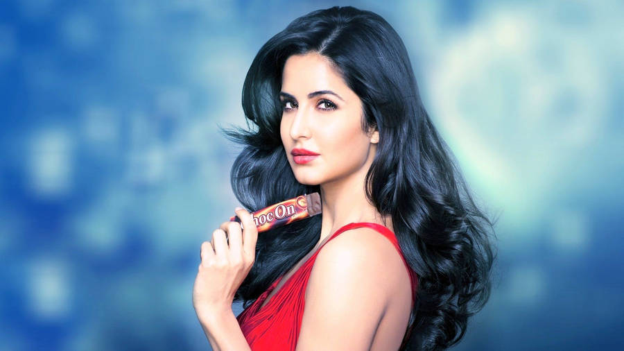 Katrina Kaif Choc On Endorser Wallpaper