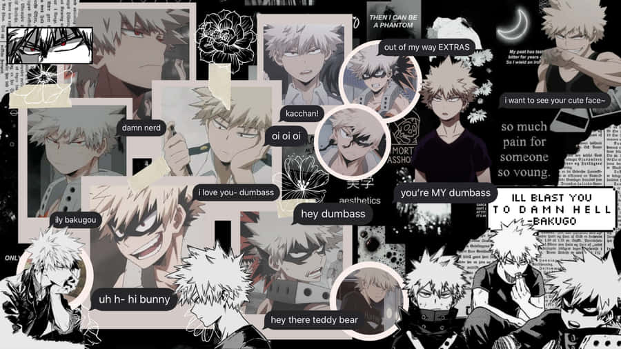 Katsuki Bakugou, Bnha Aesthetic Desktop Wallpaper