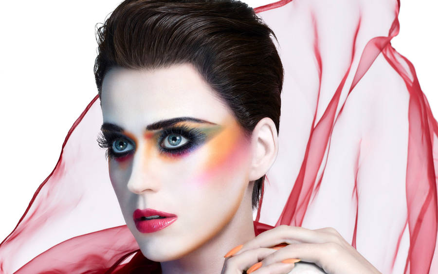 Katy Perry In Couture Makeup Wallpaper
