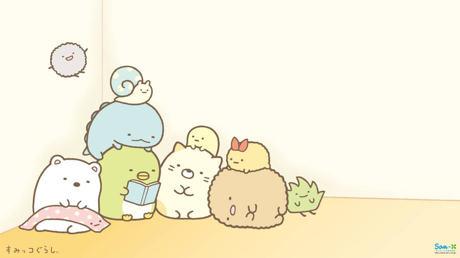 Kawaii Hd Sumikko Gurashi Indoors Wallpaper