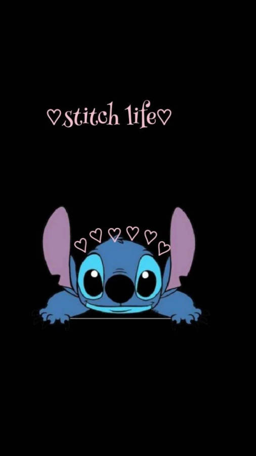 Kawaii Stitch Life Wallpaper