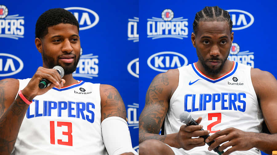 Kawhi Leonard And Paul George Clippers Wallpaper