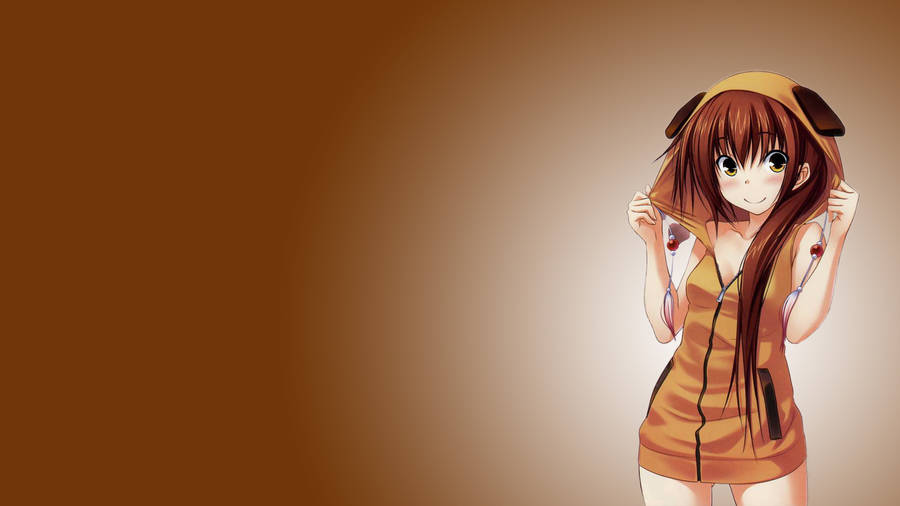 Kazuko Kawakami Anime Girl Hoodie Wallpaper