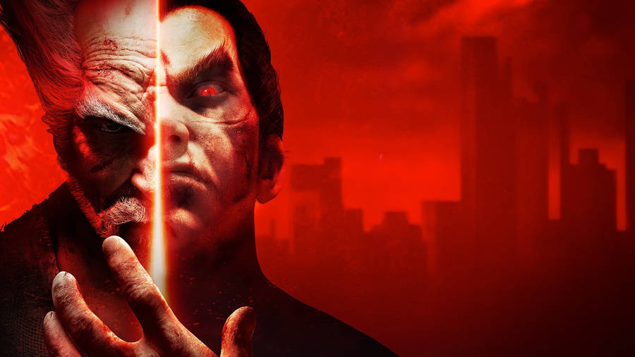 Kazuya Mishima And Heihachi Mishima Wallpaper