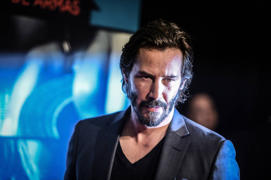 Keanu Reeves Male Face Wallpaper