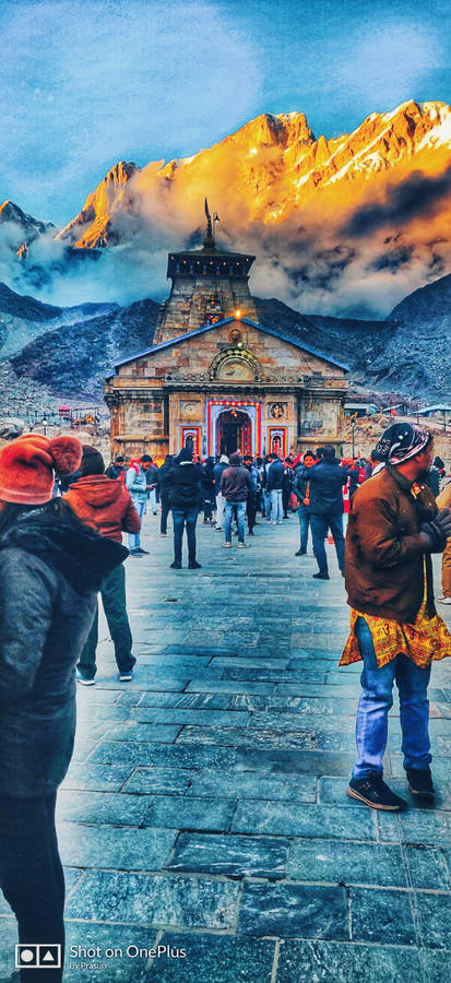 Kedarnath Temple Path 4k Wallpaper