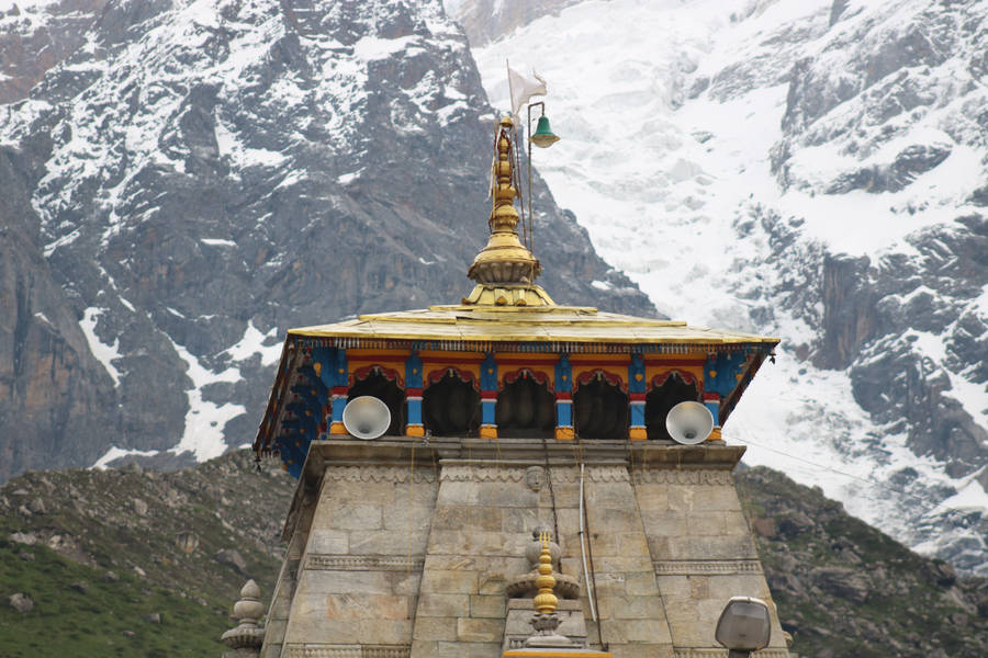 Kedarnath Temple Peak 4k Wallpaper