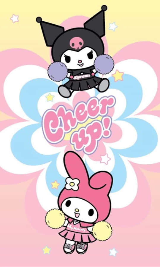 Keep Your Day Stylish And Cute With The Kuromi Iphone Wallpaper