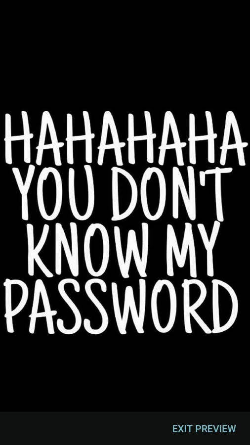 Keep Your Passwords A Secret! Wallpaper