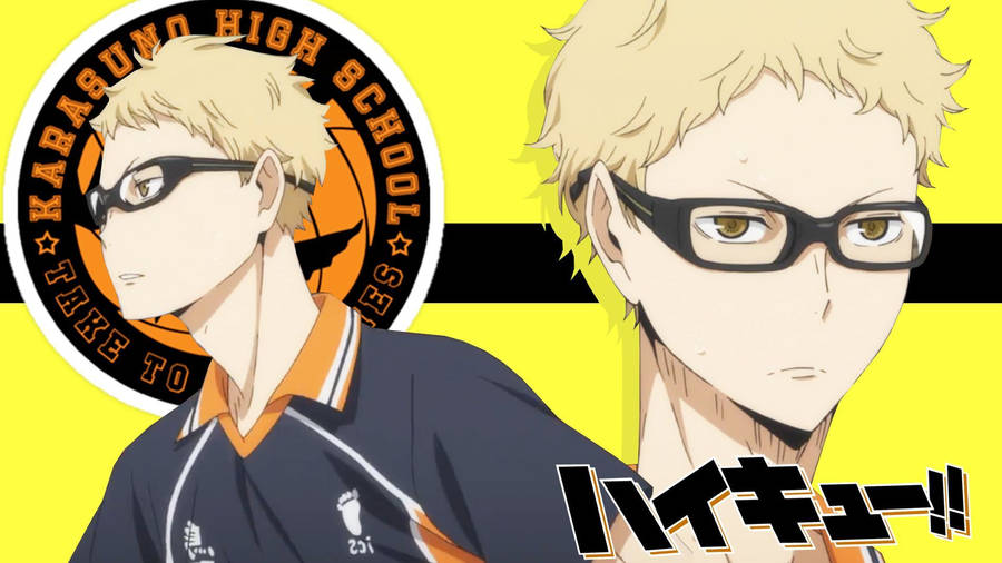 Kei Tsukishima Karasuno High School Wallpaper