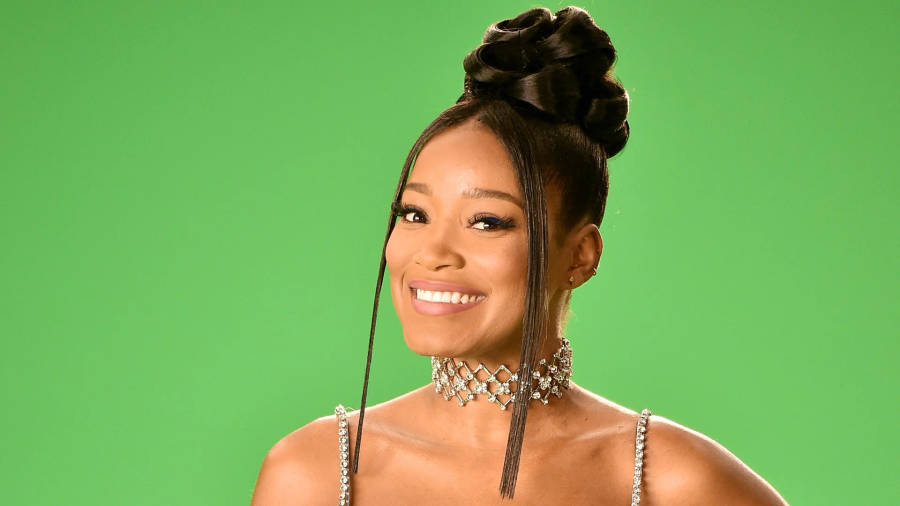 Keke Palmer Green Screen Wallpaper