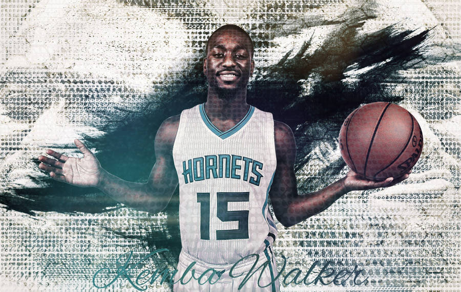 Kemba Walker Abstract Cover Wallpaper