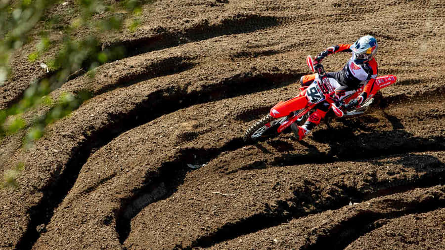 Ken Roczen Aerial Race View Desktop Wallpaper