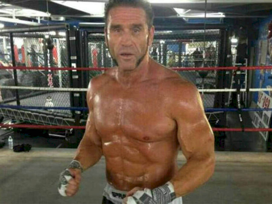 Ken Shamrock Training Wallpaper