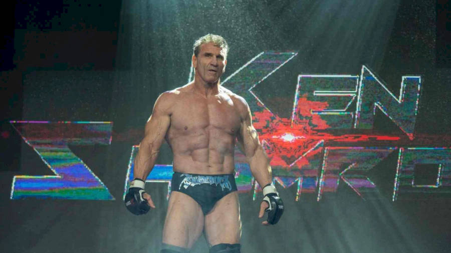 Ken Shamrock Under The Spotlight Wallpaper