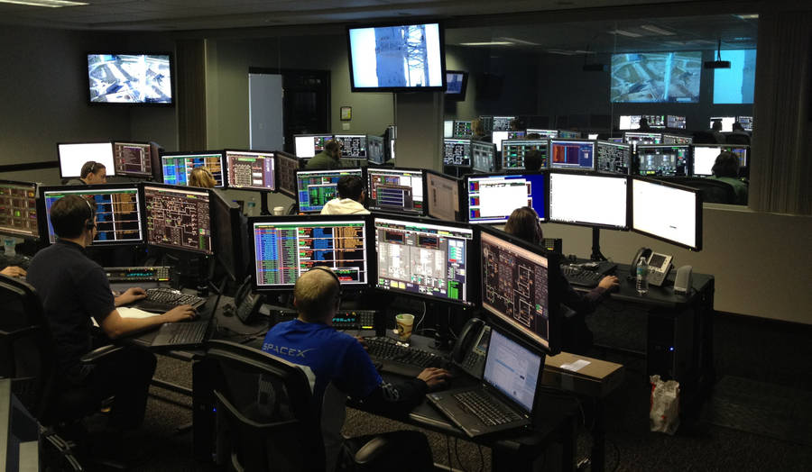 Kennedy Space Center Control Room Wallpaper