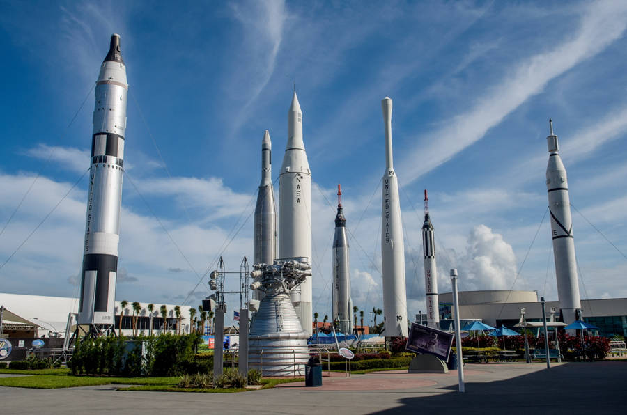 Kennedy Space Center Rocket Garden Wallpaper