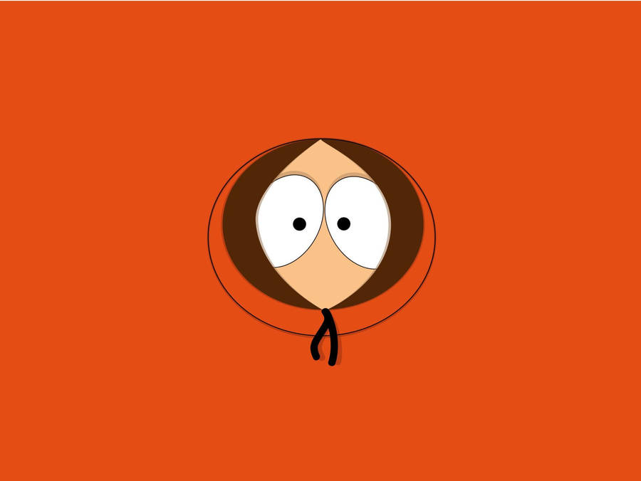 Kenny Mccormick Face Peeking Hoodie Wallpaper