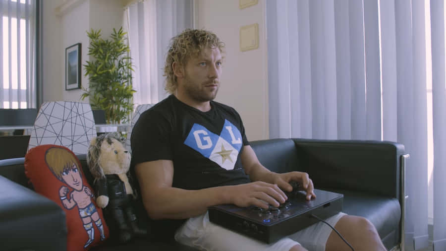 Kenny Omega Living Room Arcade Game Wallpaper