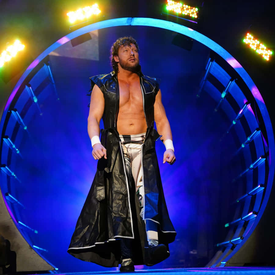 Kenny Omega Sleeveless Trench Coat Wallpaper