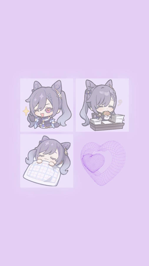 Keqing On A Journey Of Self-discovery Wallpaper