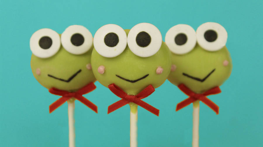 Keroppi Green Lollipop Wallpaper