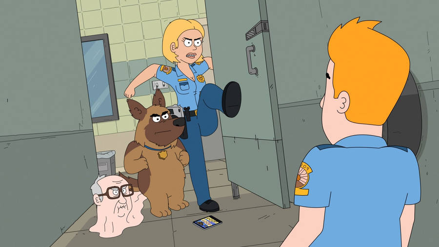 Kevin Caught In Action - Paradise Pd Episode Wallpaper