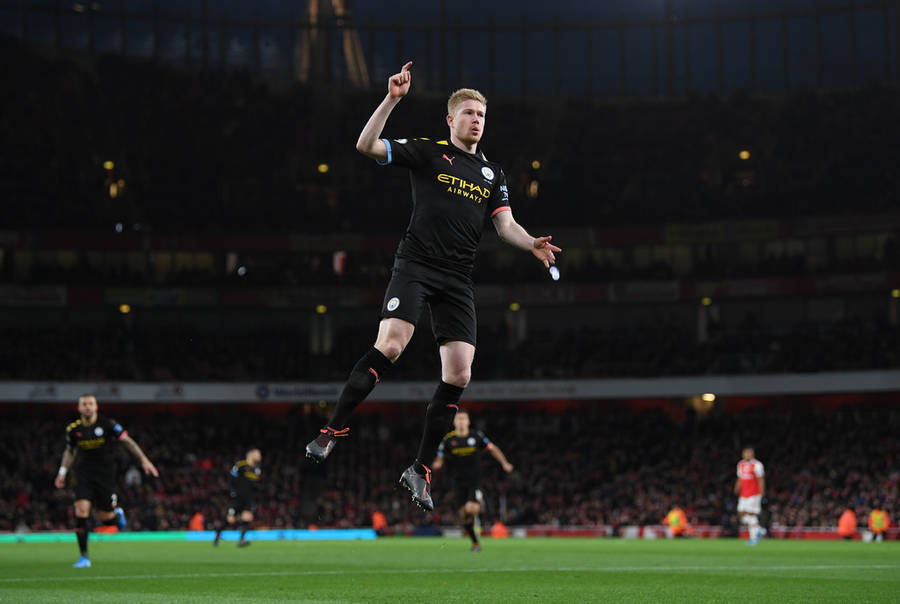 Kevin De Bruyne Vs. Arsenal Fc Wallpaper