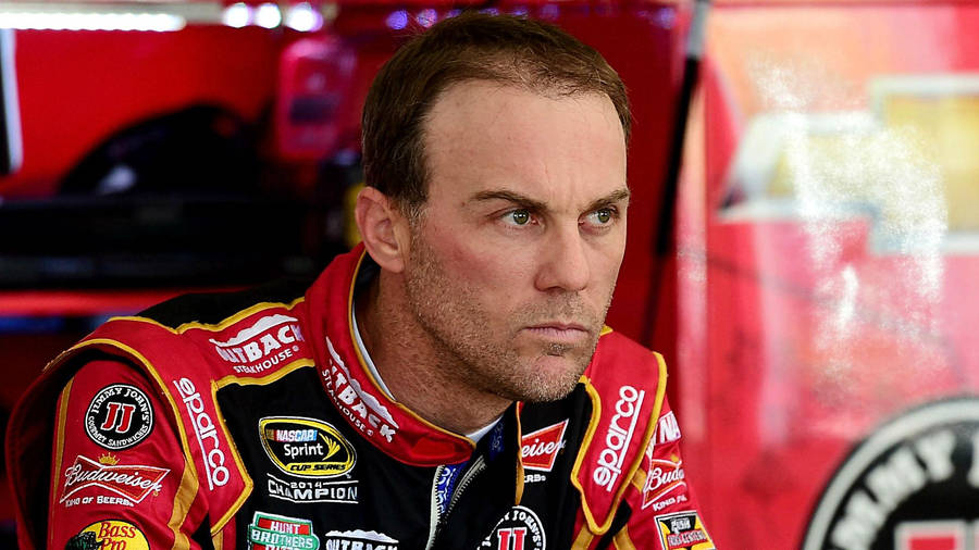 Kevin Harvick Serious Expression Close Up Wallpaper