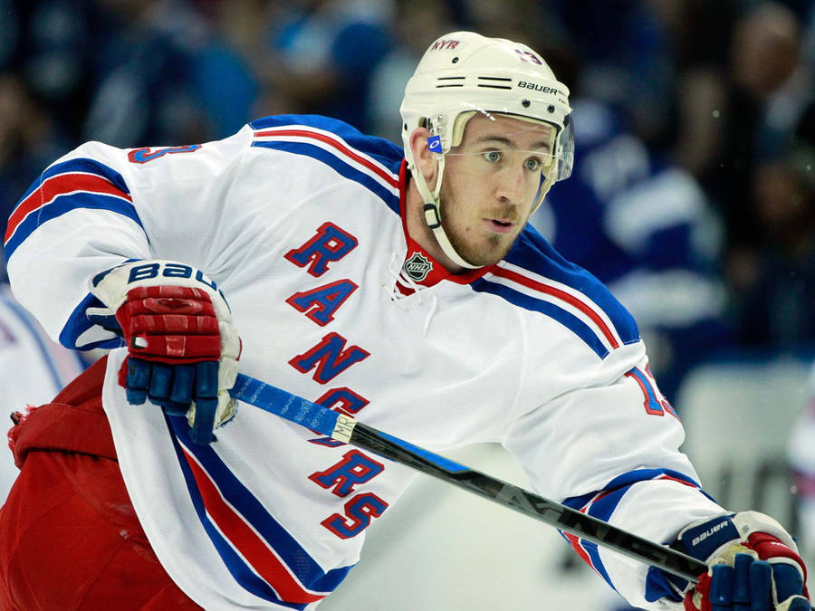 Kevin Hayes New York Rangers Nhl Game Wallpaper