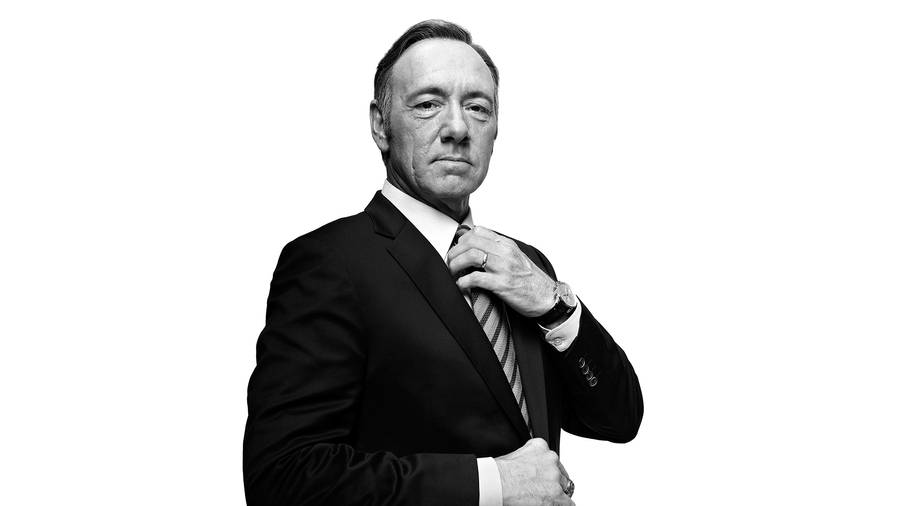 Kevin Spacey Adjusting His Necktie Wallpaper