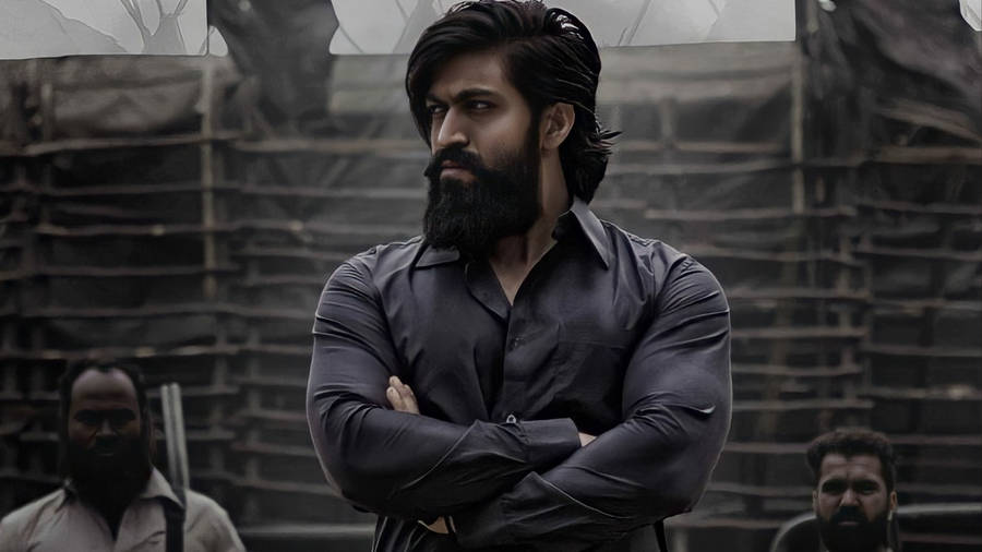 Kgf 4k Rocky In Middle Wallpaper