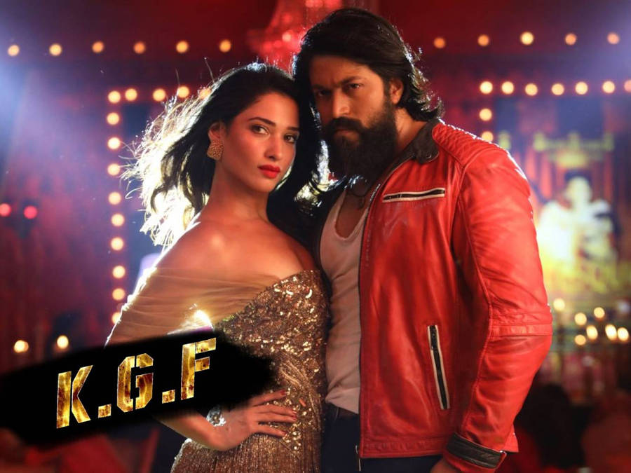 Kgf Rocky And Reena Close-up Wallpaper