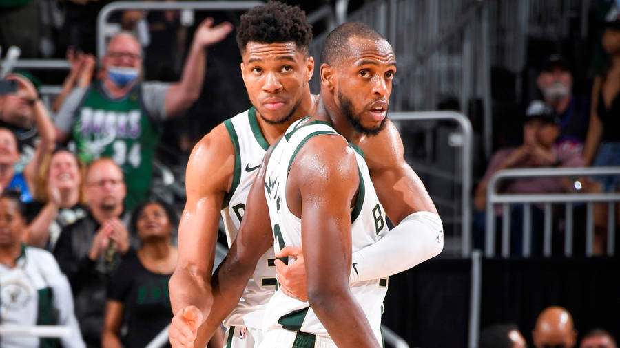 Khris Middleton And Giannis Wallpaper