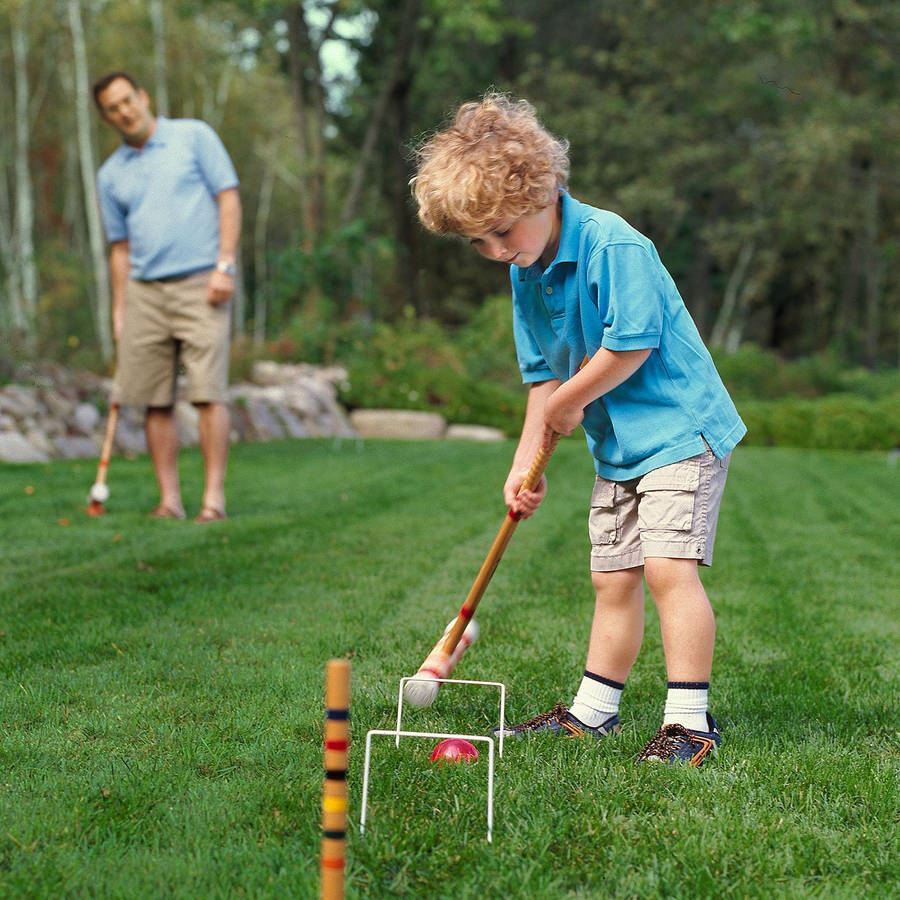 Kid With Croquet Wallpaper